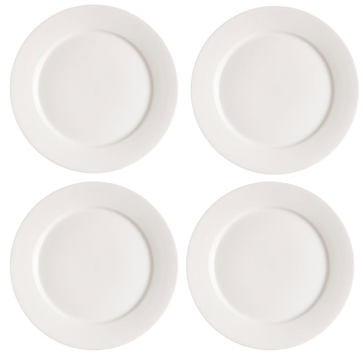 Kalk plate 28 cm 4-pack - white - Scandi Living