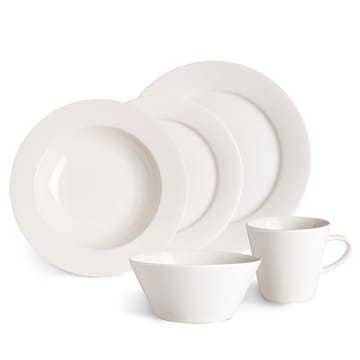 Kalk plate 28 cm 4-pack - white - Scandi Living