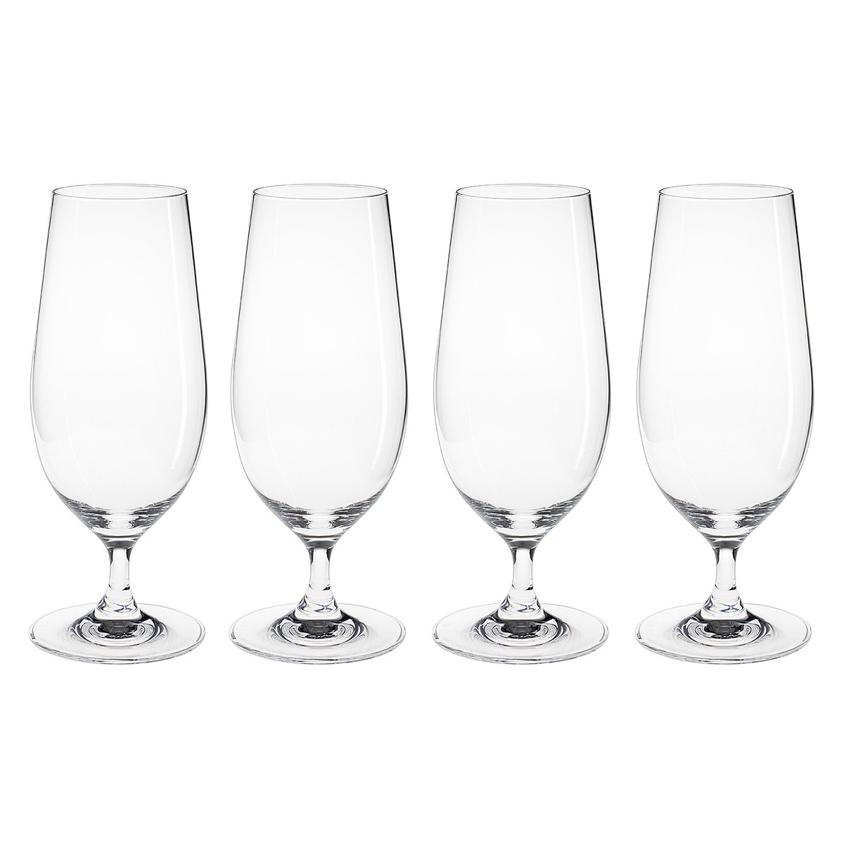 Scandi Living Karlevi beer glass 4-pack 46 cl | Scandinavian Design | Beer glasses | Transparent