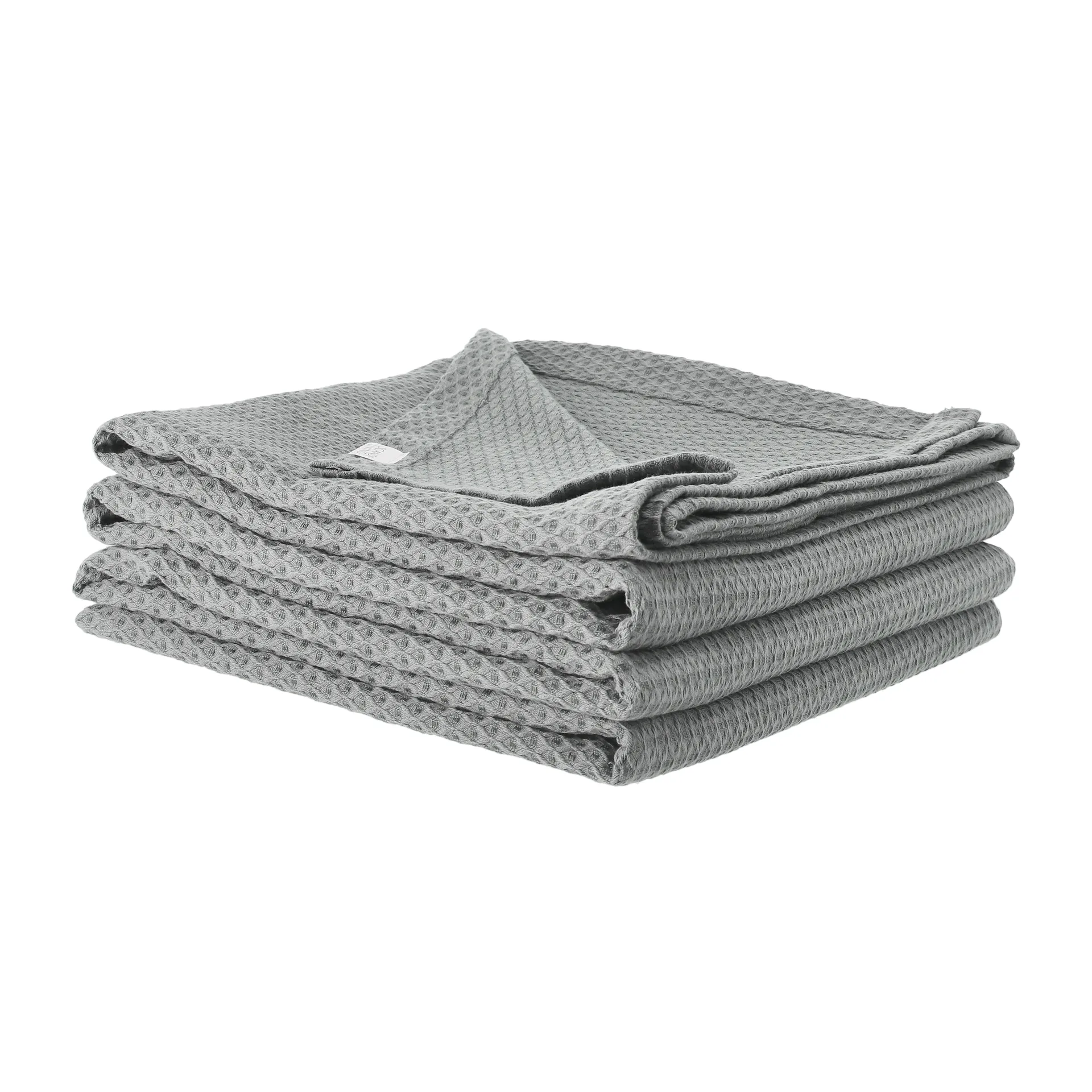 Kimono bed spread 260x260 cm, dusty petrol Scandi Living