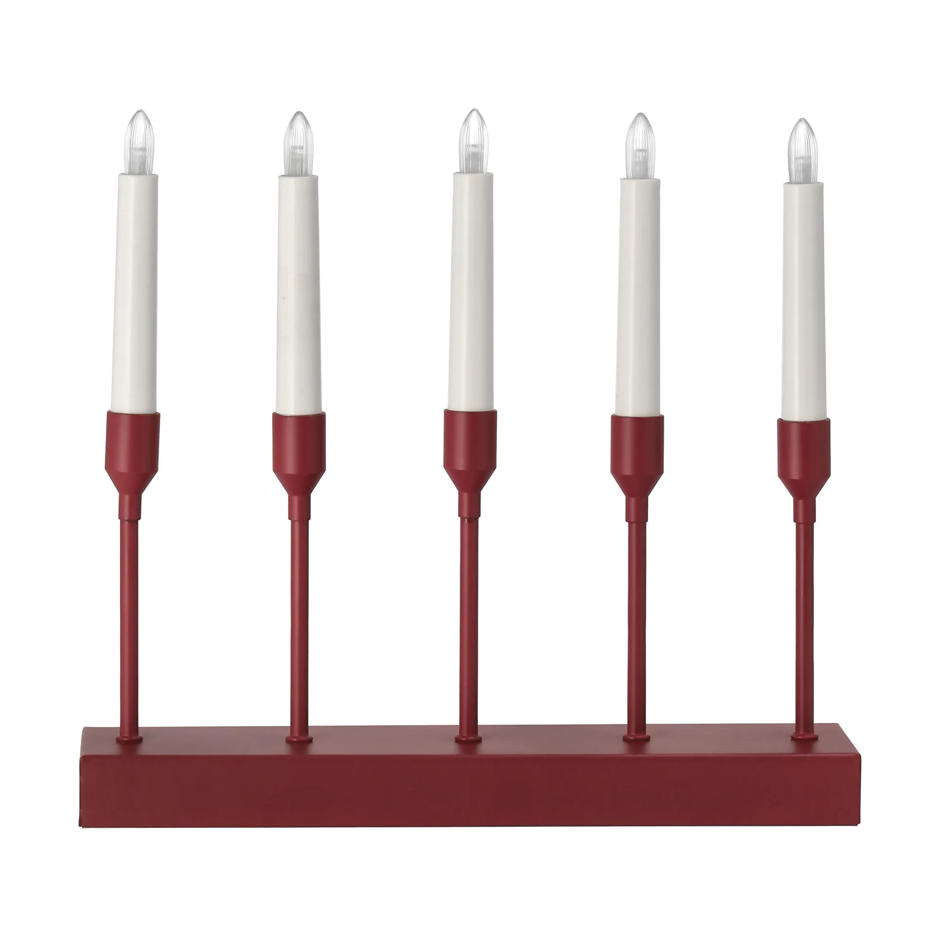 Kindle portable advent candlestick 30 cm, Dark red Scandi Living