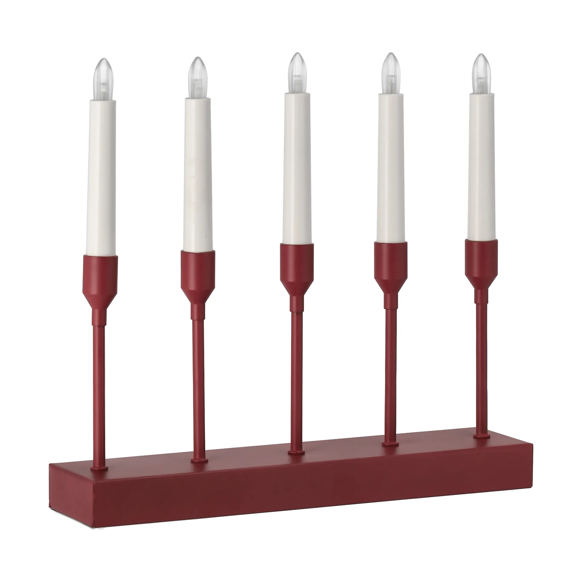 Kindle portable advent candlestick 30 cm, Dark red Scandi Living