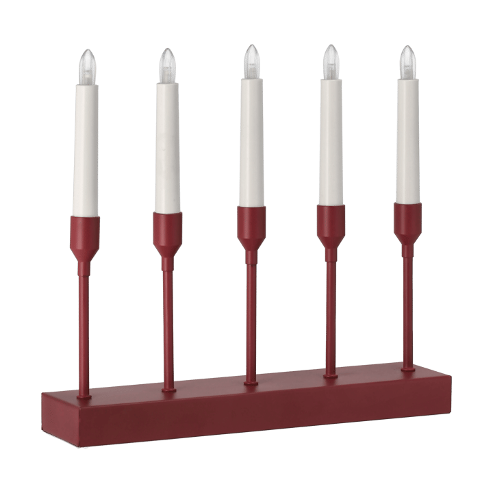 Kindle portable advent candlestick 30 cm, Dark red Scandi Living