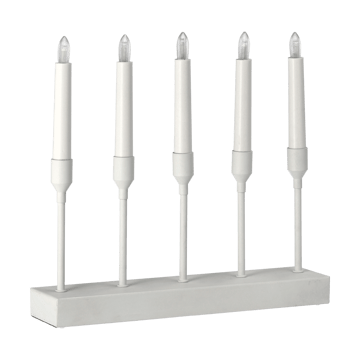 Kindle portable advent candlestick 30 cm - White - Scandi Living