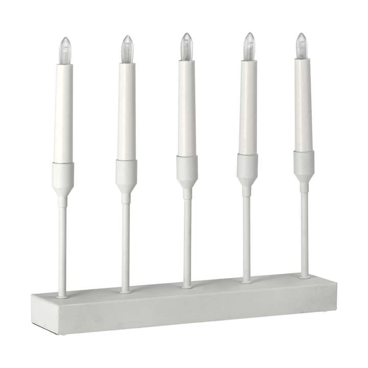 Kindle portable advent candlestick 30 cm, White Scandi Living