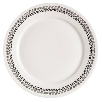 Klappersten plate 28 cm 4-pack - black and white - Scandi Living