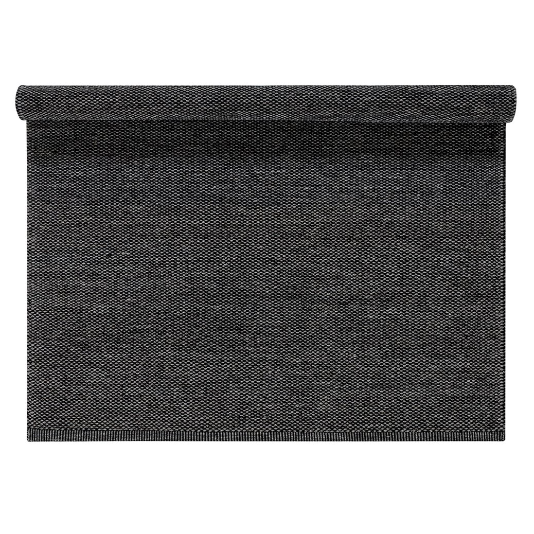 Scandi Living Lea wool carpet black 170x240 cm | Scandinavian Design | Wool rugs | Black