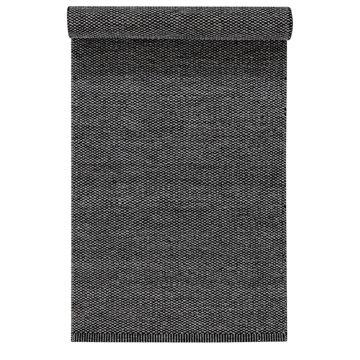 Lea wool carpet black - 80x240 cm - Scandi Living