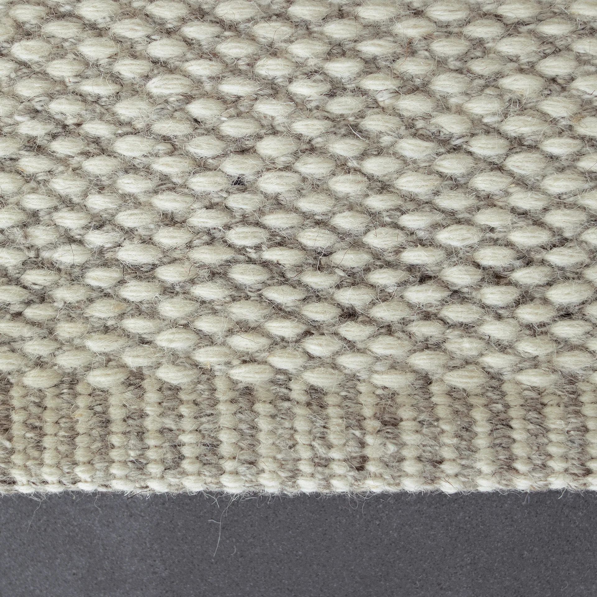 Lea wool rug natural white, 200x300 cm Scandi Living