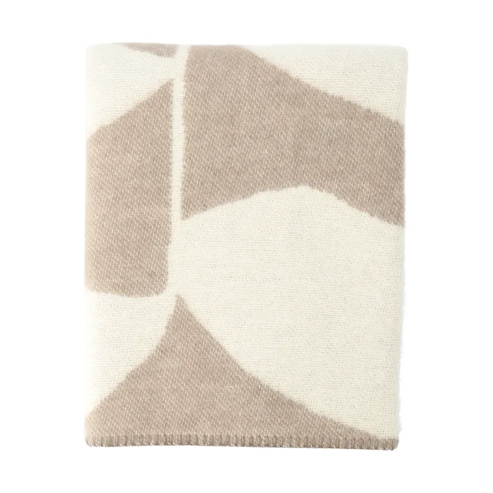 Leaf wool throw 130x180 cm - Mole - Scandi Living