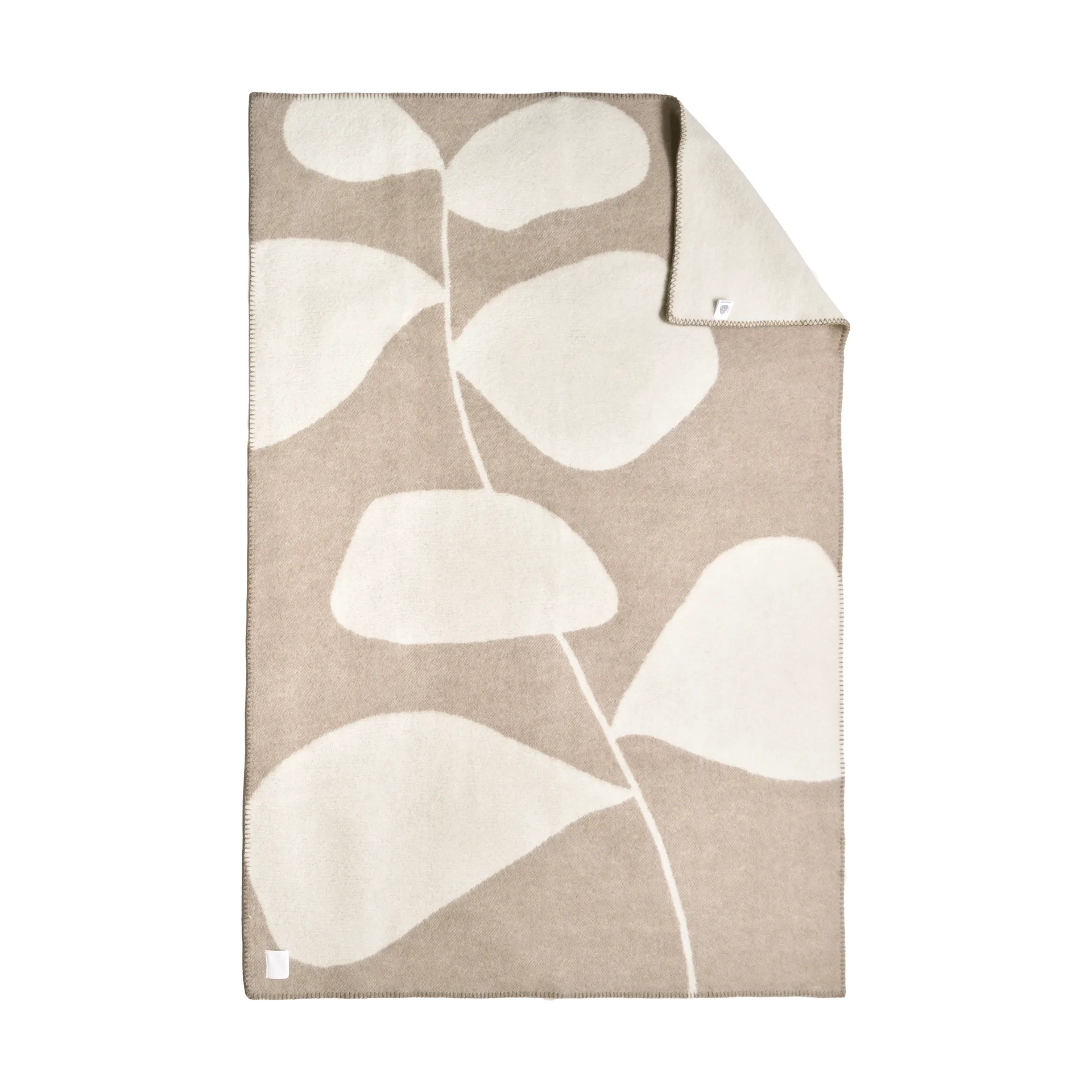 Leaf wool throw 130x180 cm, Mole Scandi Living