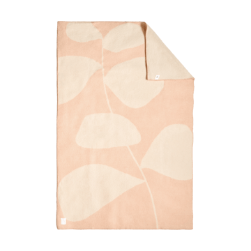 Leaf wool throw 130x180 cm - Peach - Scandi Living