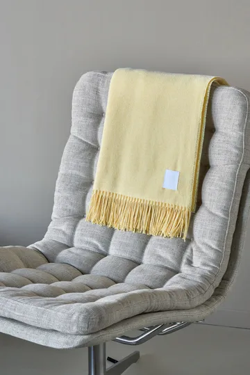 Loom cotton throw 125x170 cm - Buttercream - Scandi Living