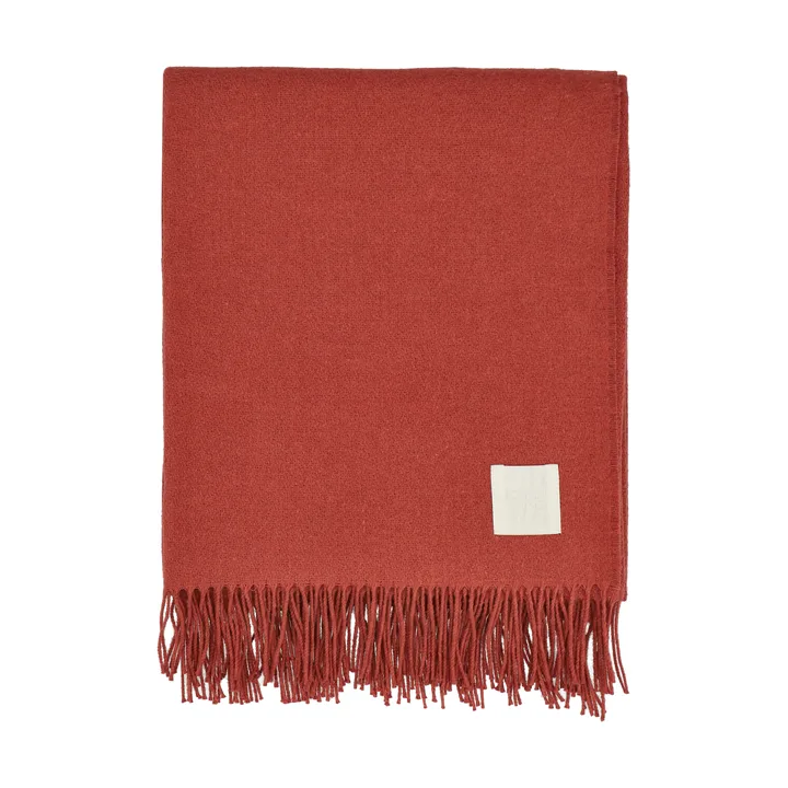 Loom cotton throw 125x170 cm - Rust - Scandi Living
