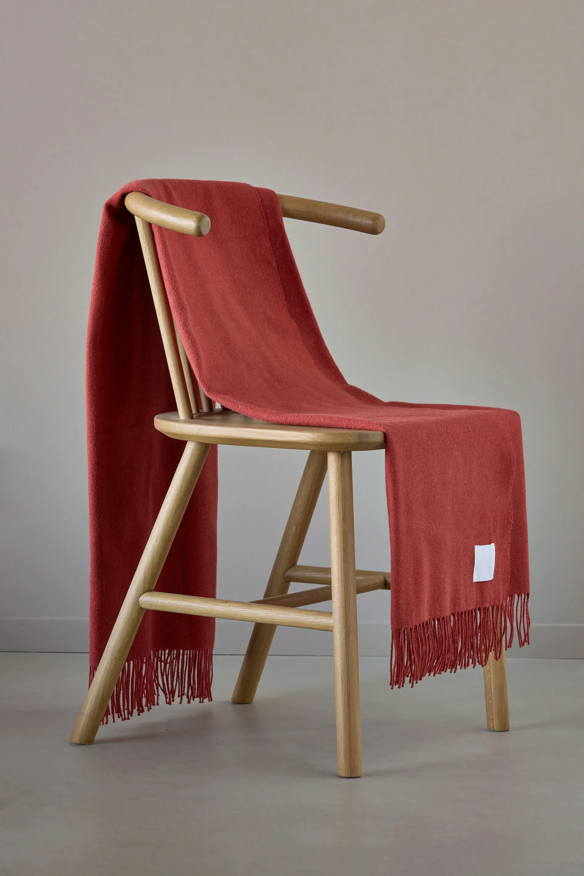 Loom cotton throw 125x170 cm, Rust Scandi Living