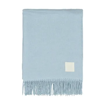 Loom cotton throw 125x170 cm - Sky blue - Scandi Living