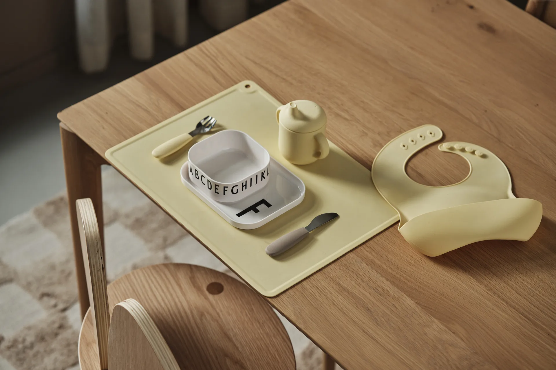 Loula silicone coaster, Lemon Scandi Living