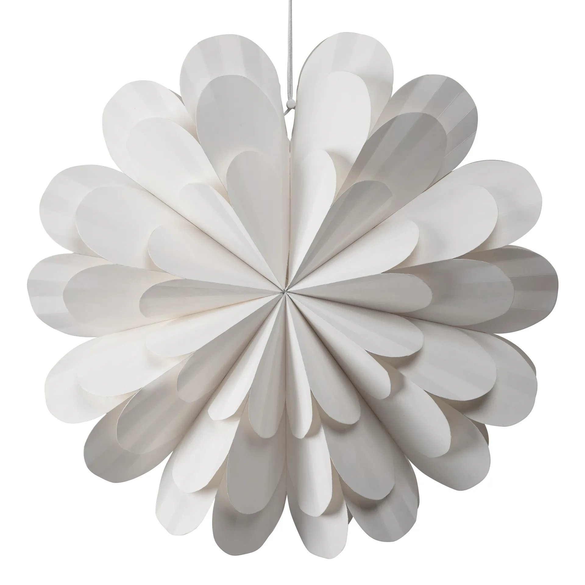 Lucia Christmas star 45 cm, White Scandi Living
