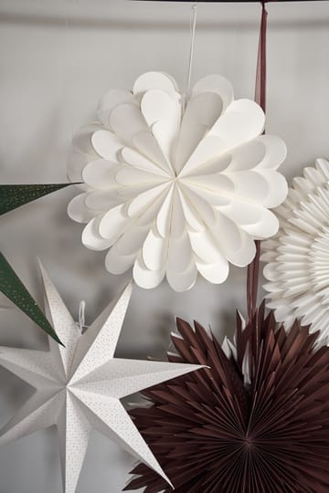 Lucia Christmas star 45 cm - White - Scandi Living