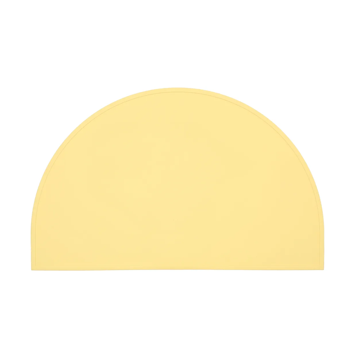 Scandi Living Lumi silicone placemat Lemon | Scandinavian Design | Placemats | Yellow