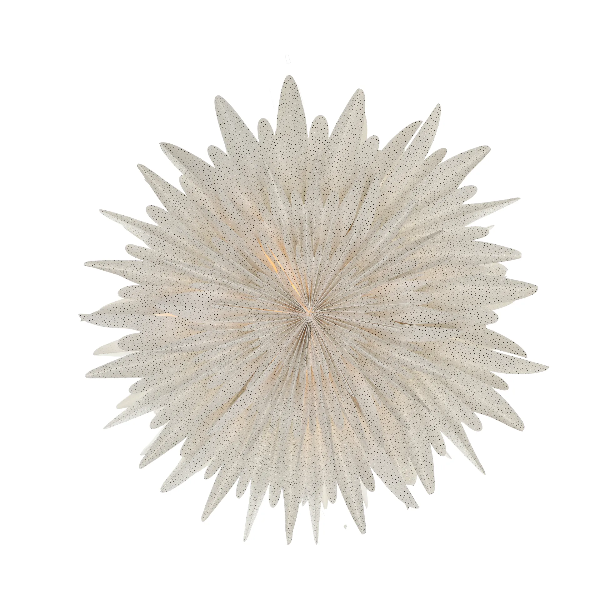 Luna advent star Ø80 cm 2-pack - White with dots Scandi Living