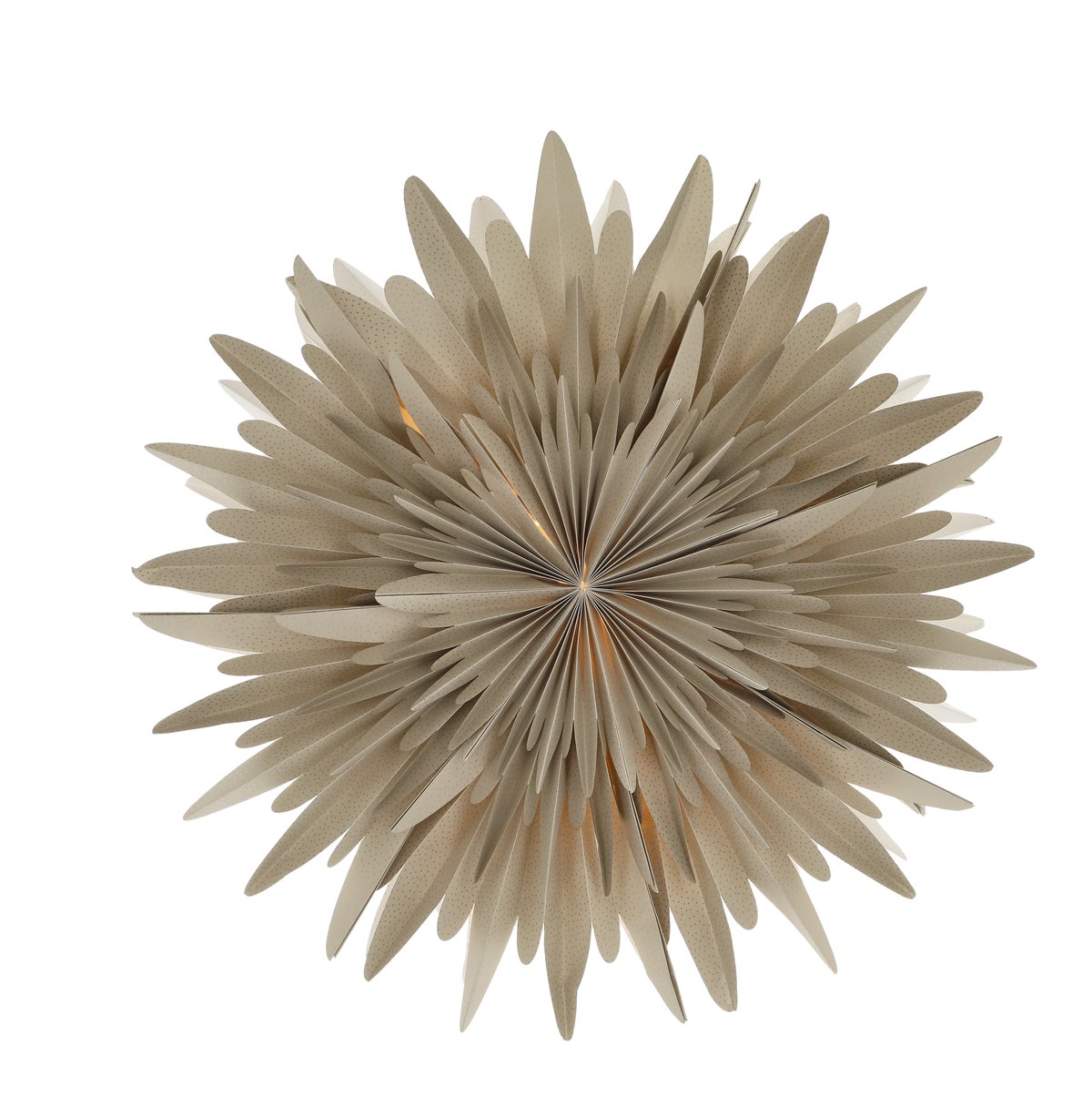 Scandi Living Luna advent star beige with dots 60 cm