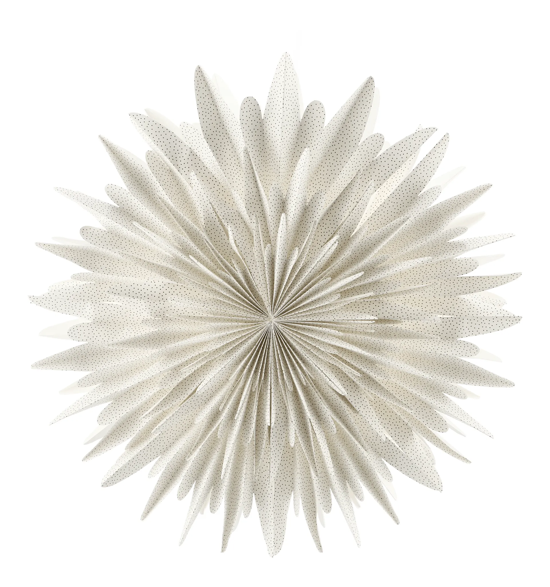 Luna advent star white with dots, 60 cm Scandi Living