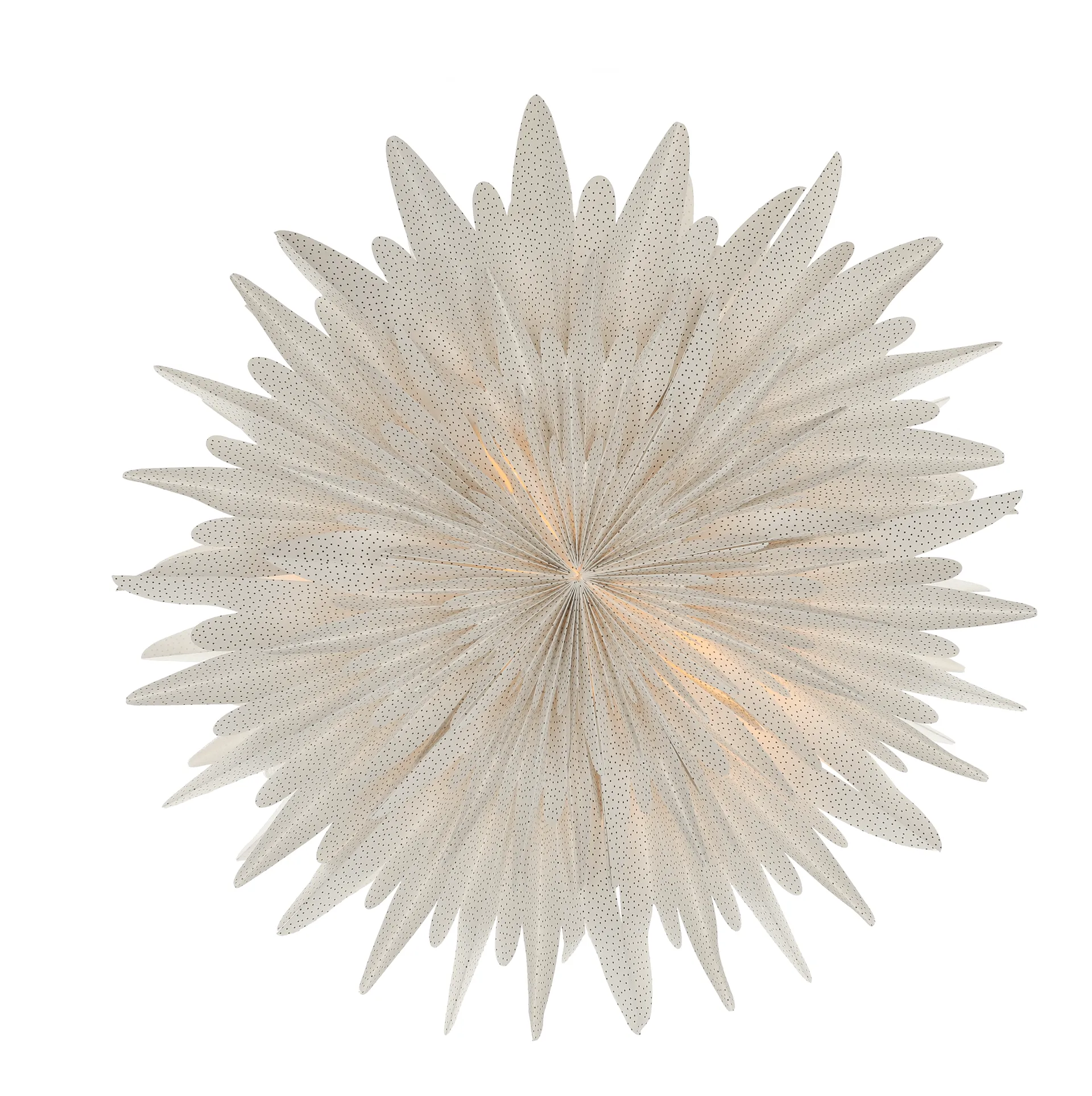 Luna advent star white with dots, 60 cm Scandi Living
