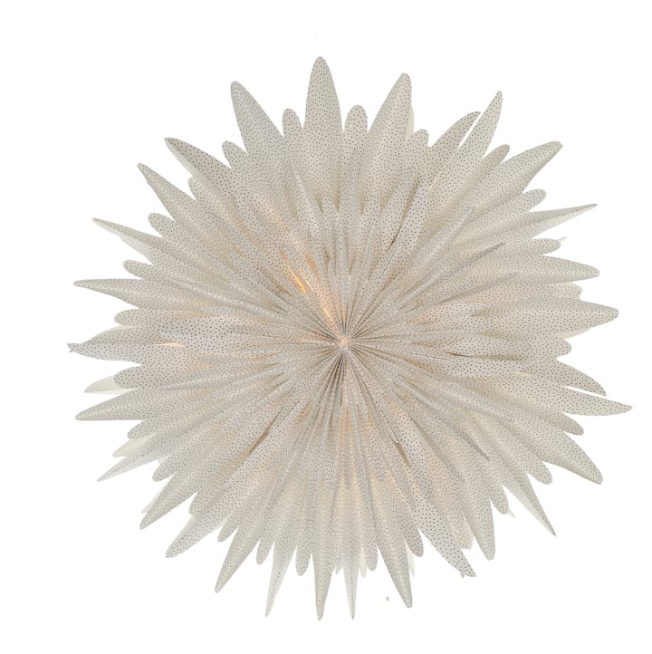 Luna advent star white with dots - 80 cm - Scandi Living