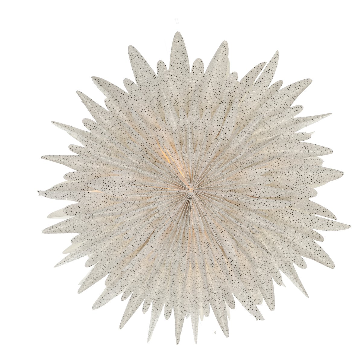 Scandi Living Luna advent star white with dots 80 cm