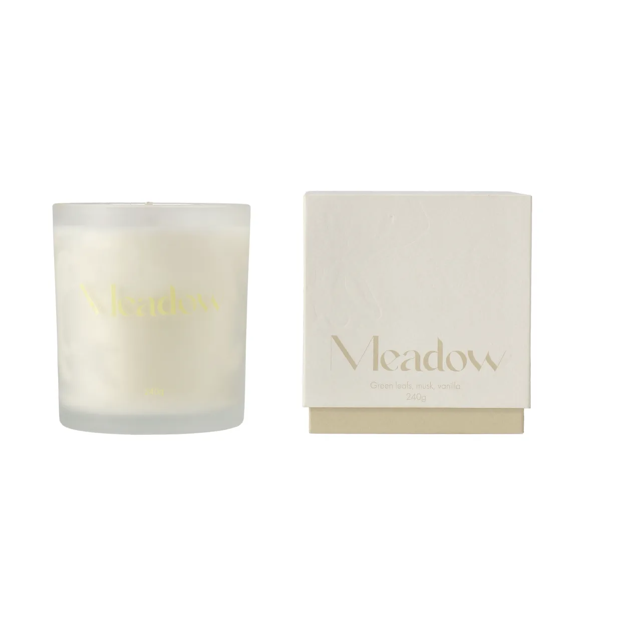 Scandi Living Meadow scented candle 240 g | Scandinavian Design | Scented candles & diffusers | Yellow