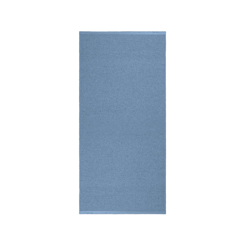Scandi Living Mellow plastic rug blue 70x250cm