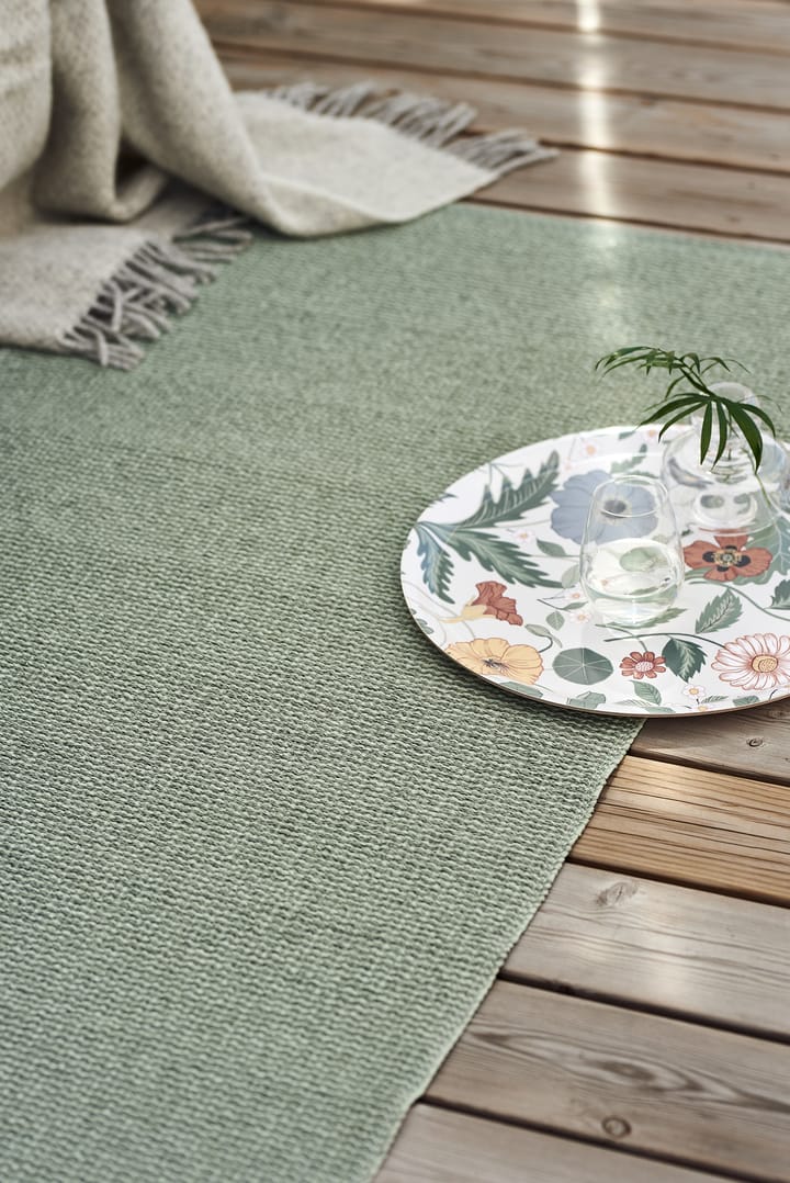 Mellow plastic rug green - 150x200 cm - Scandi Living