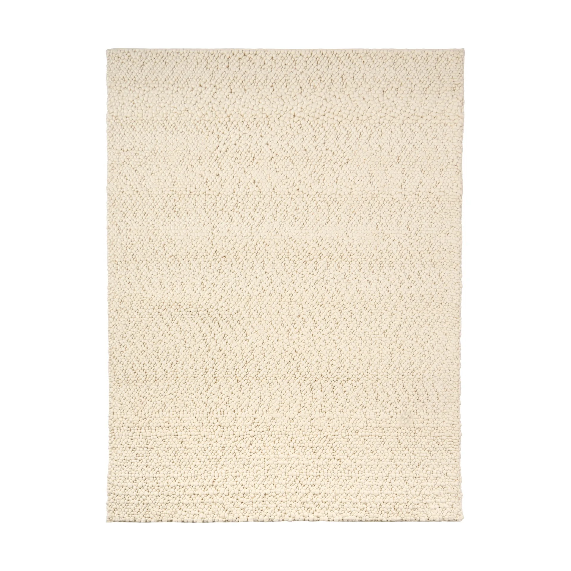 Mire wool rug natural white, 170x240 cm Scandi Living