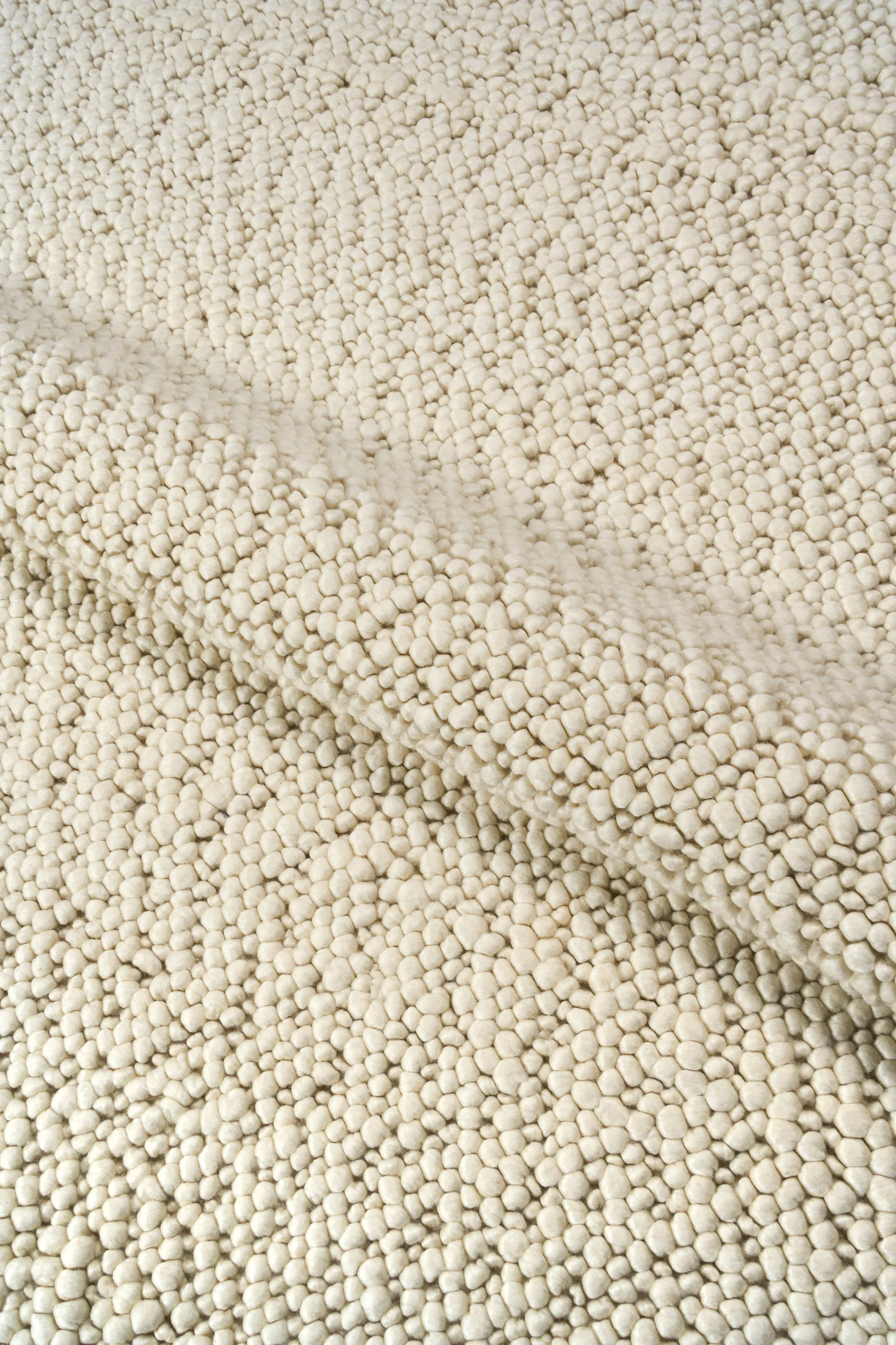 Mire wool rug natural white, 200x300 cm Scandi Living