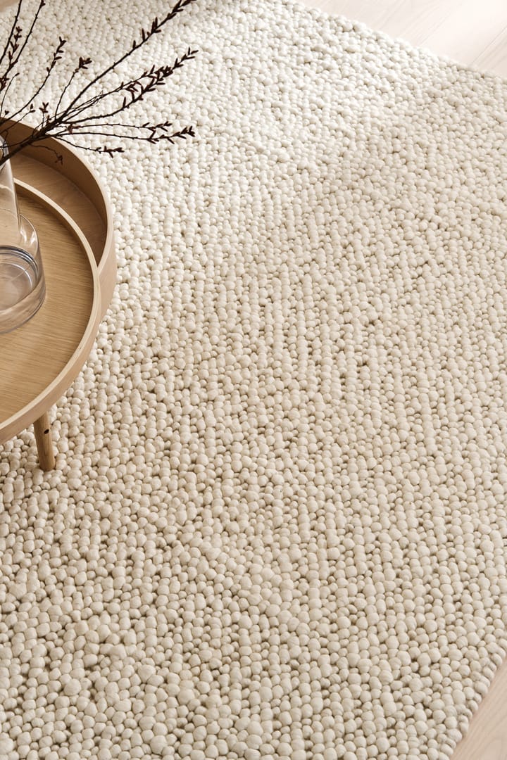 Mire wool rug natural white, 200x300 cm Scandi Living