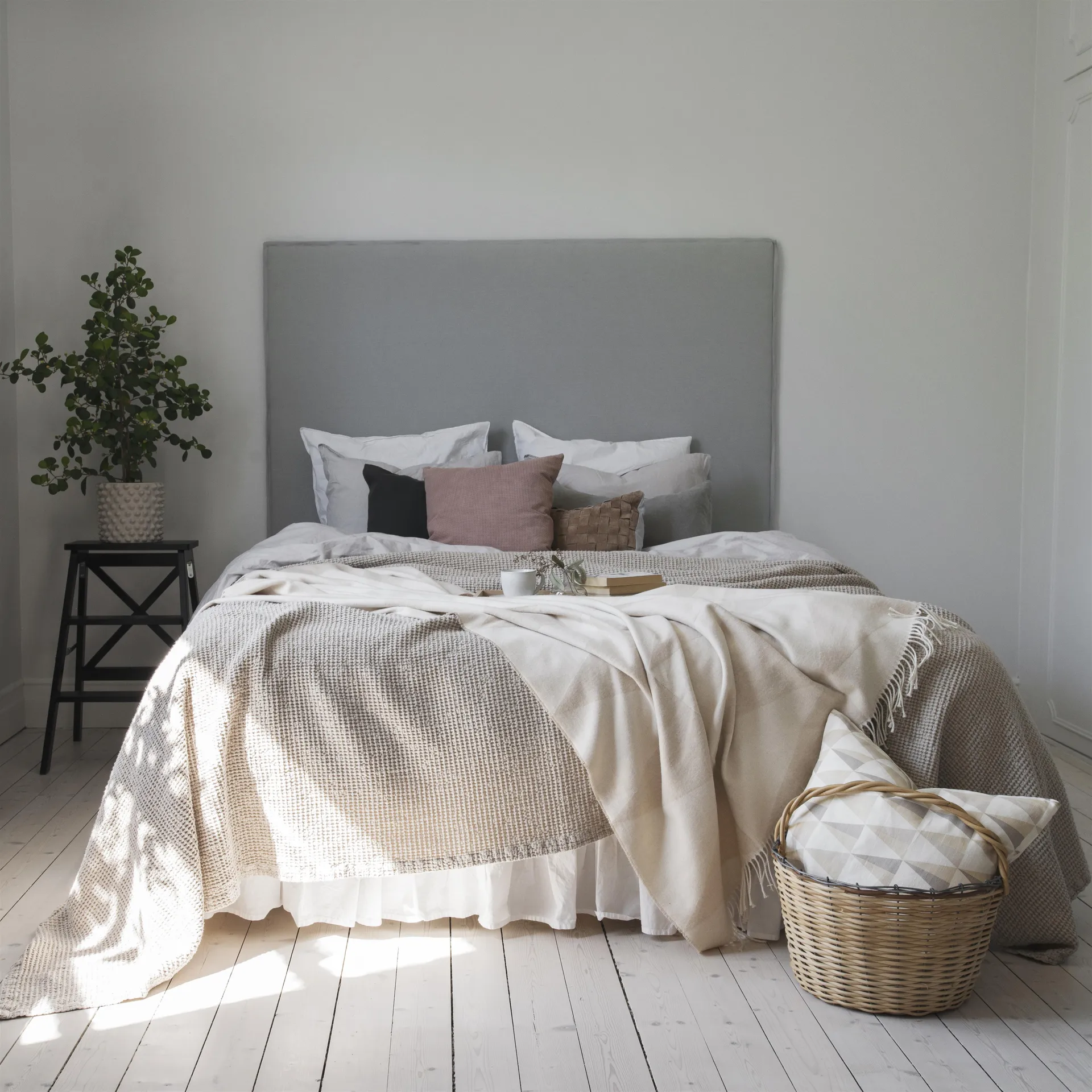Moss bed spread 160x260 cm, beige Scandi Living