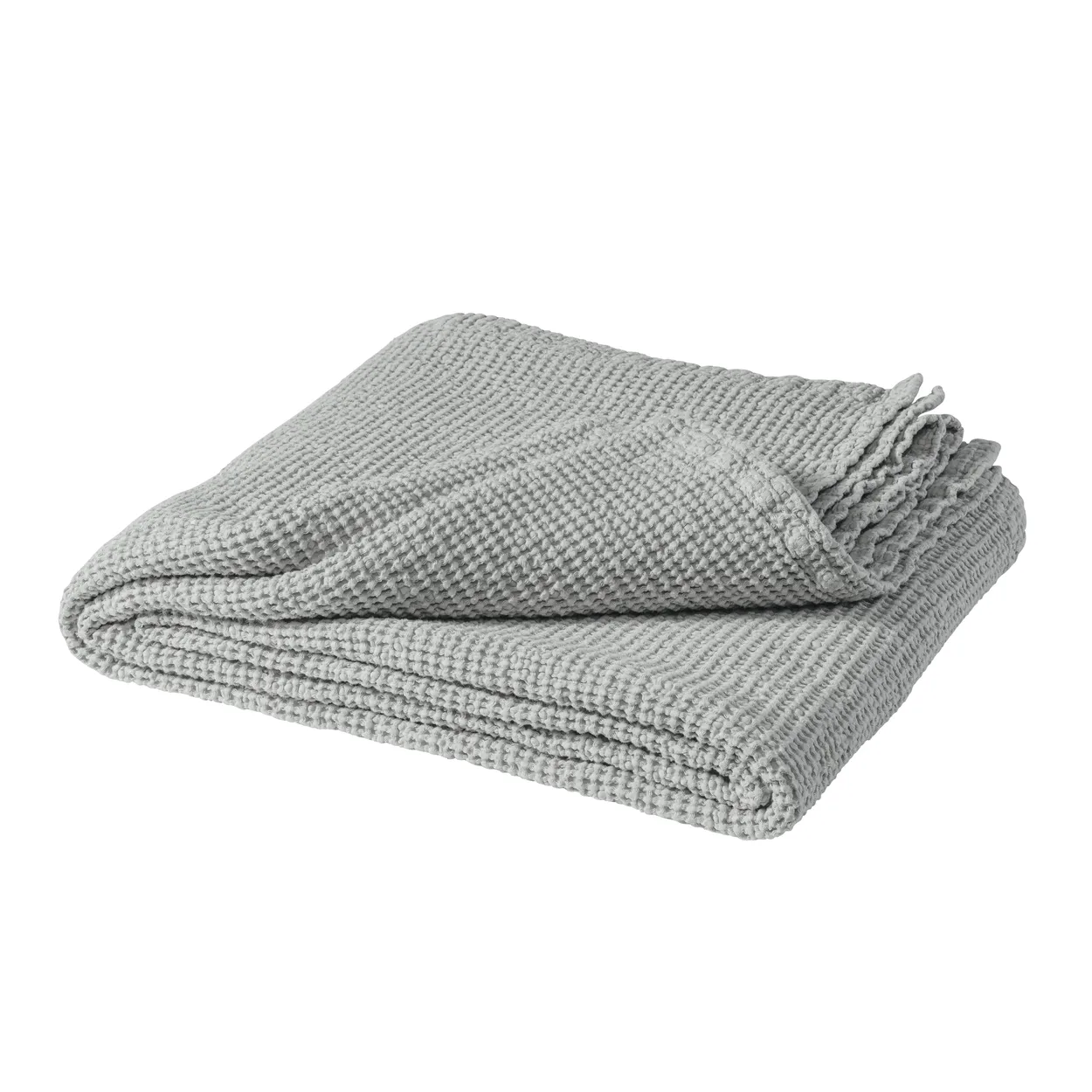 Scandi Living Moss bed spread 160x260 cm stone | Scandinavian Design | Bedspreads & throws | Grey