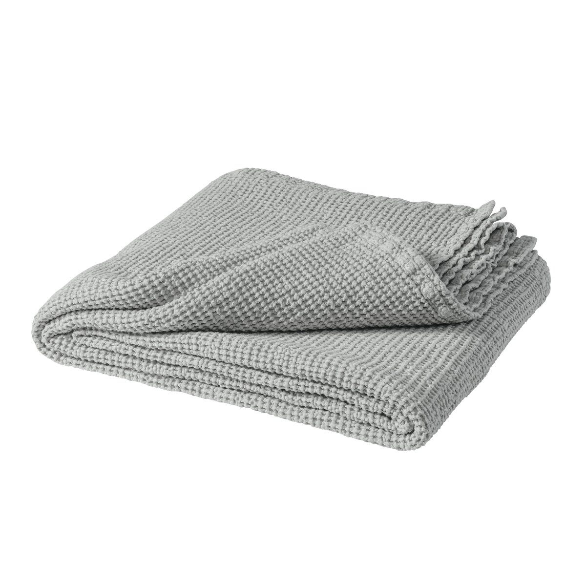 Scandi Living Moss bed spread 260x260 cm stone | Scandinavian Design | Bedspreads & throws | Grey
