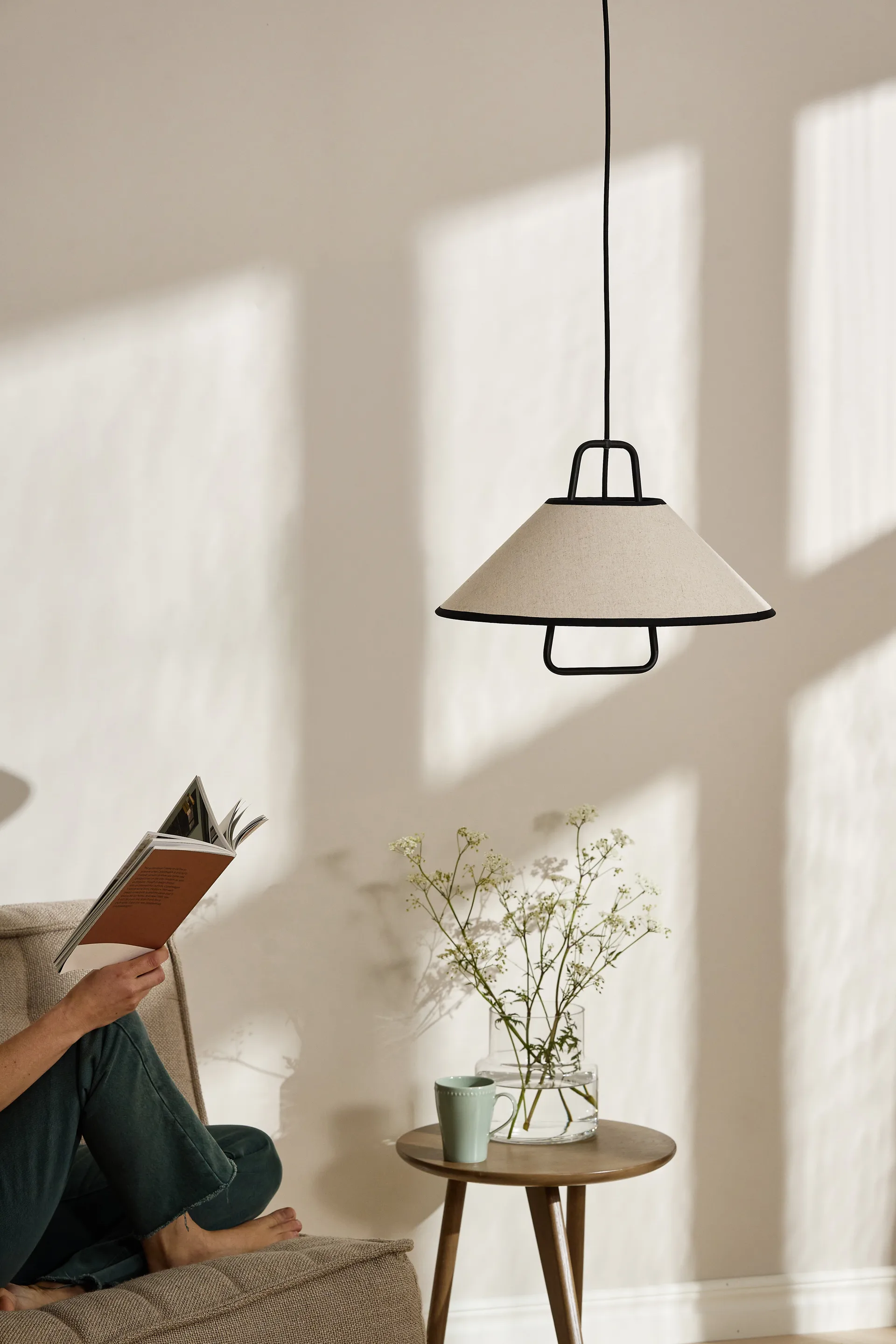 Moss light pendant Ø42 cm, Beige Scandi Living