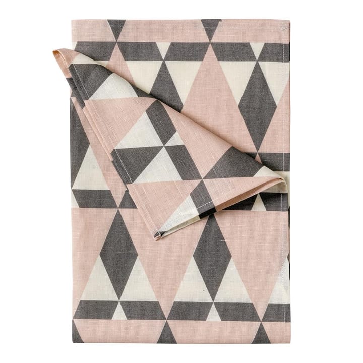 Mountains kitchen towel, dusty rose (pink) Scandi Living