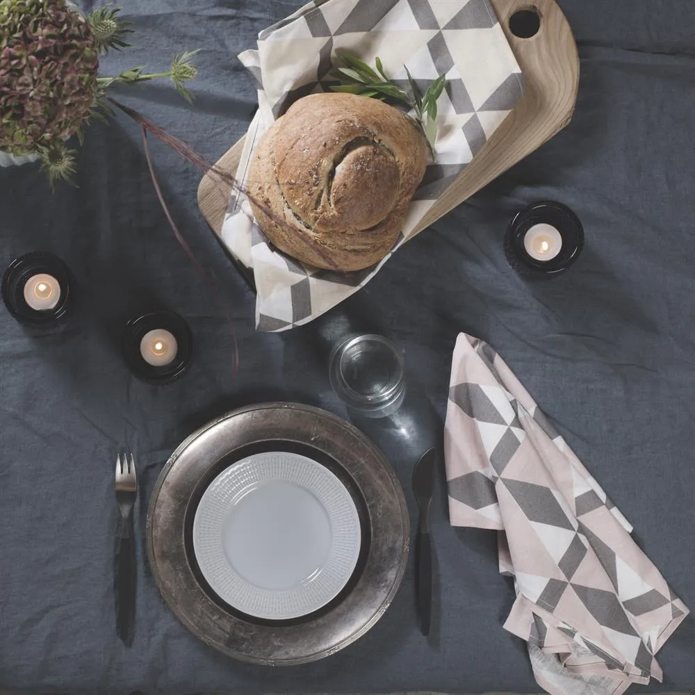 Mountains kitchen towel, macadamia (beige) Scandi Living