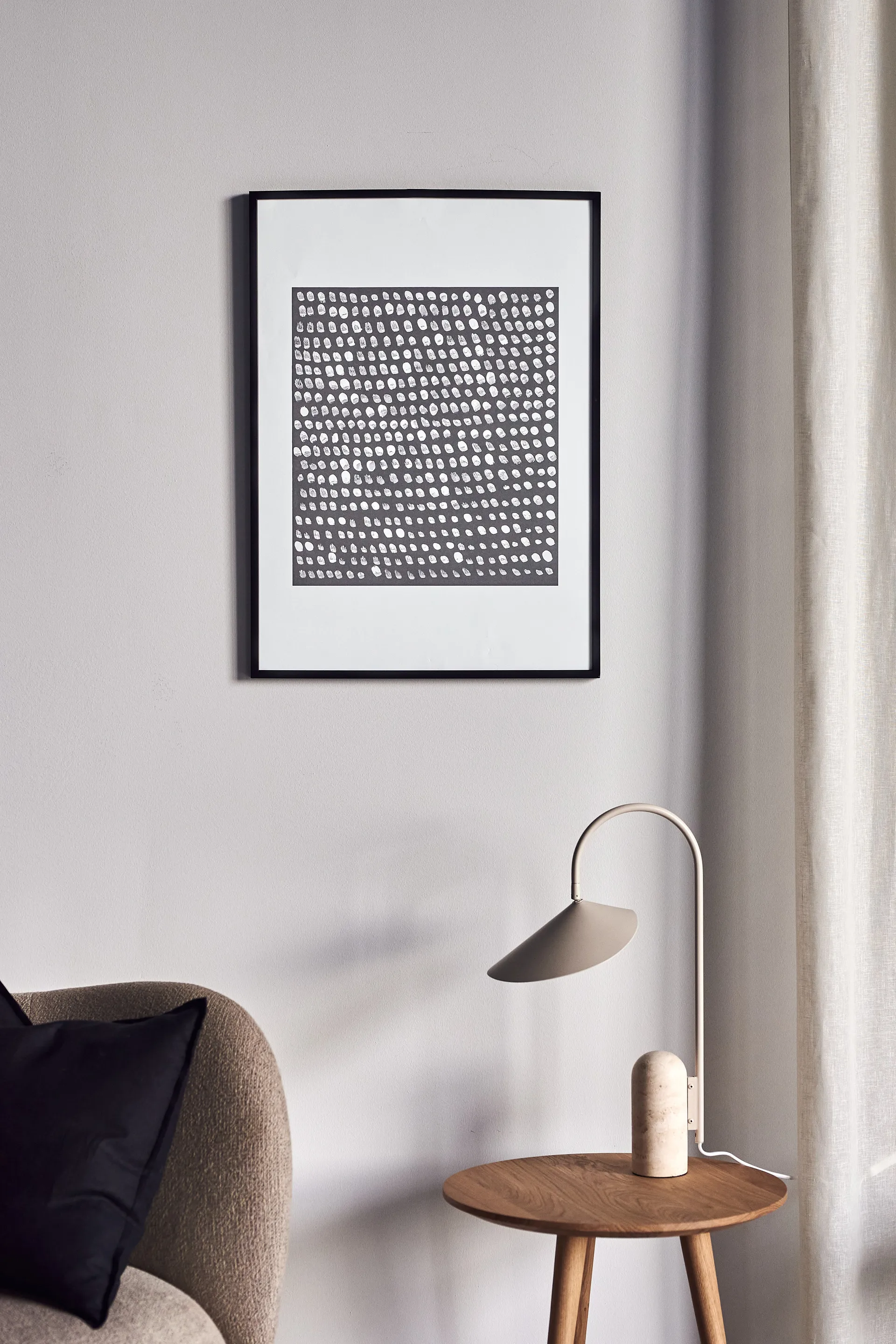 Multitude poster grey, 30x40 cm Scandi Living