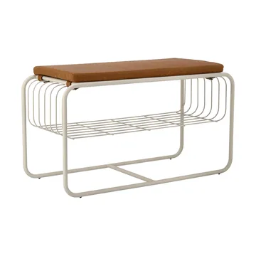 Nod bench/shoe rack 80x36x42 cm - Beige - Scandi Living