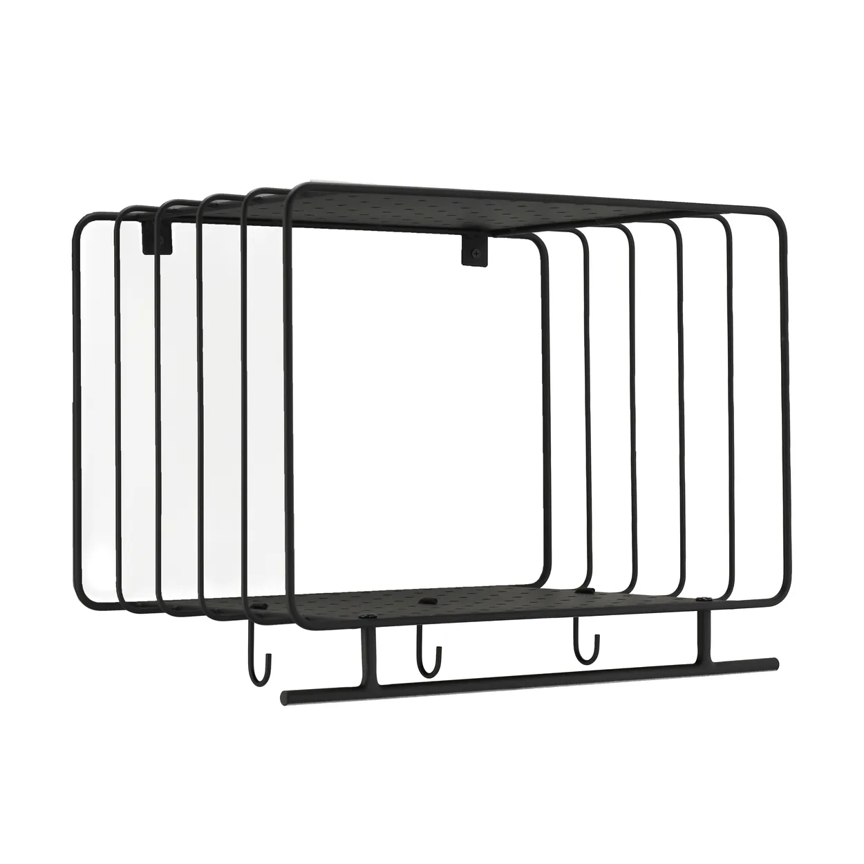 Scandi Living Nod hat rack 45 cm Black | Scandinavian Design | Hat Racks & Hat Shelves | Black