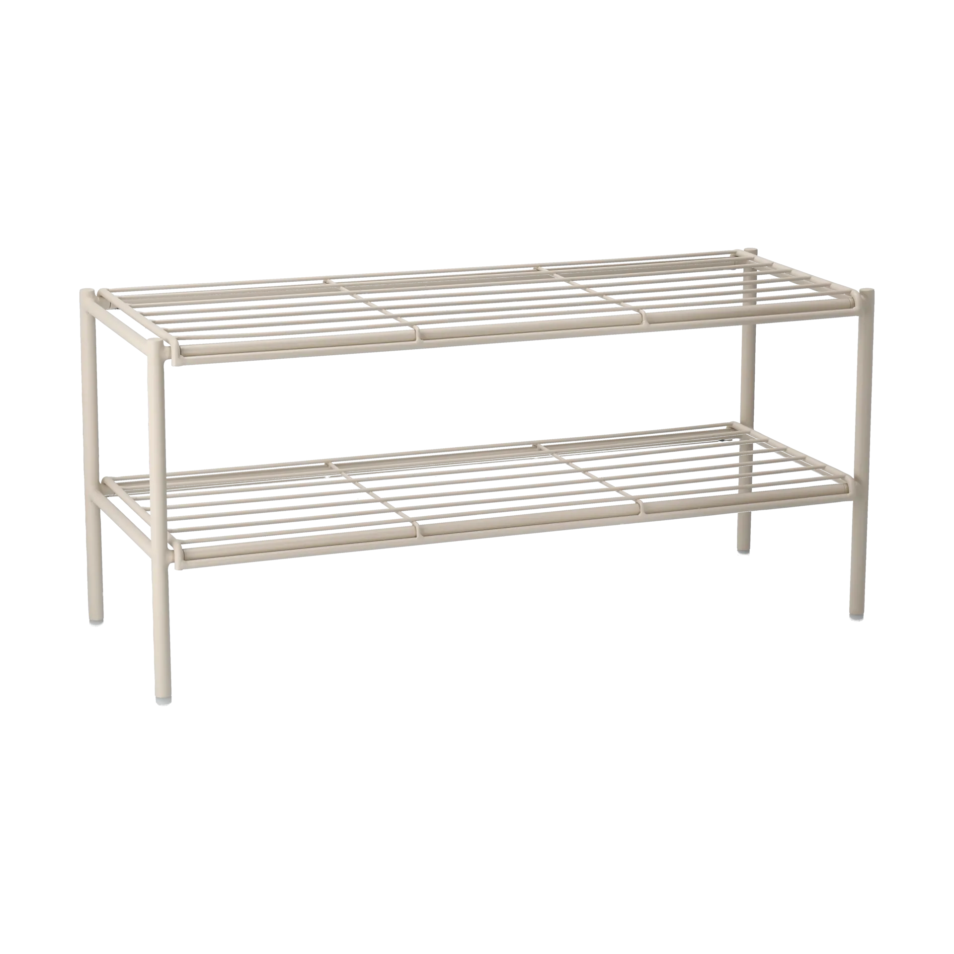 Nod shoe rack 80x30x37 cm, Beige Scandi Living