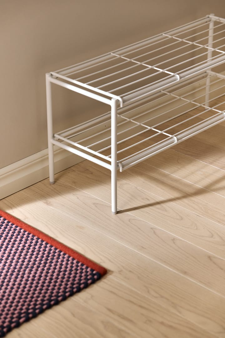 Nod shoe rack 80x30x37 cm, White Scandi Living