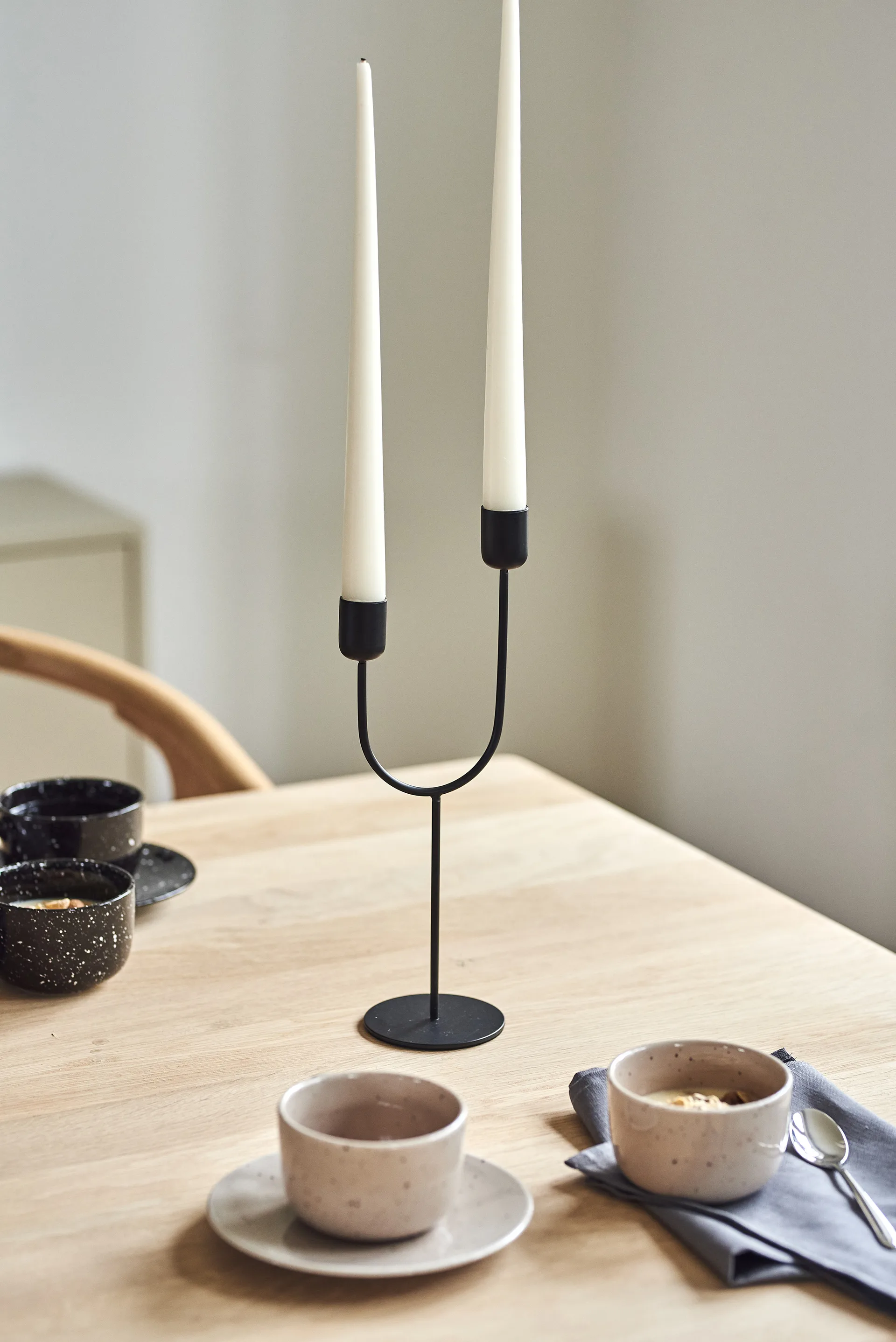 Norden candle sticks, Black Scandi Living