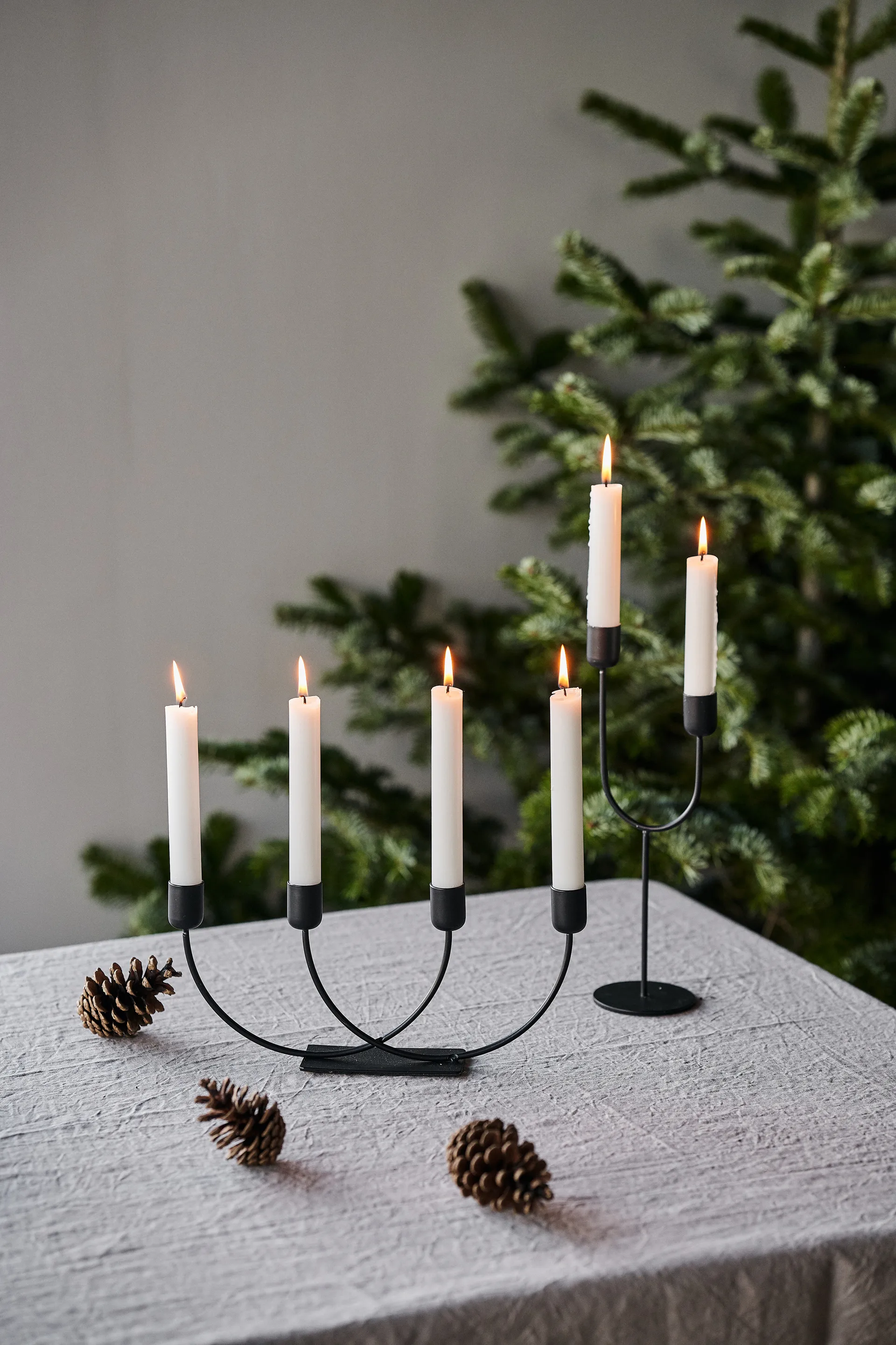 Norden candle sticks, Black Scandi Living