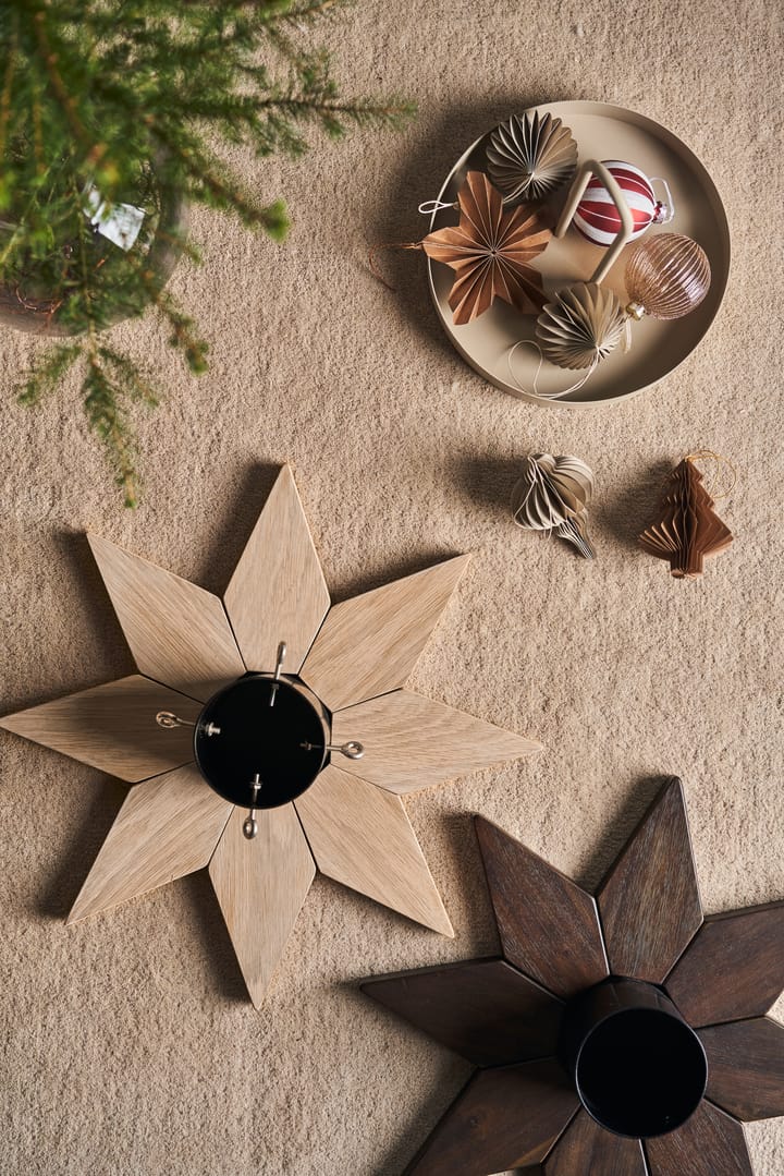 Norr Christmas tree trivet - Dark stained - Scandi Living